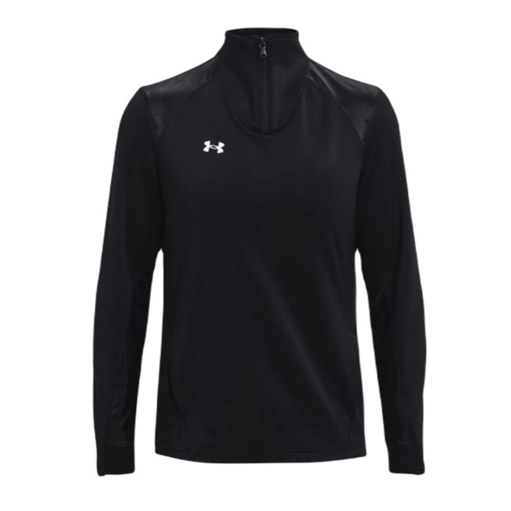 Women's Black Under Armour Command ¼ Zip